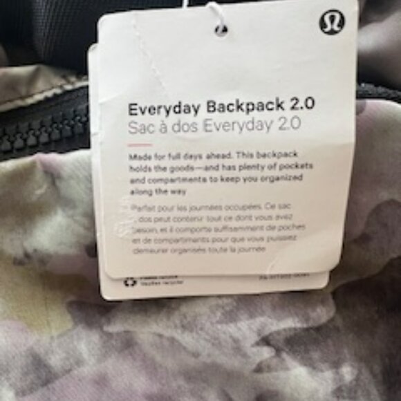 Lululemon Everyday Backpack 2.0 – Camo – NWT 🎒 Brand New with Tags 🎒 - Picture 2 of 10